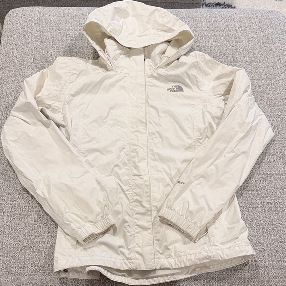 The North Face Jackets & Blazers - The North Face Women's White Hooded Windbreaker Jacket
